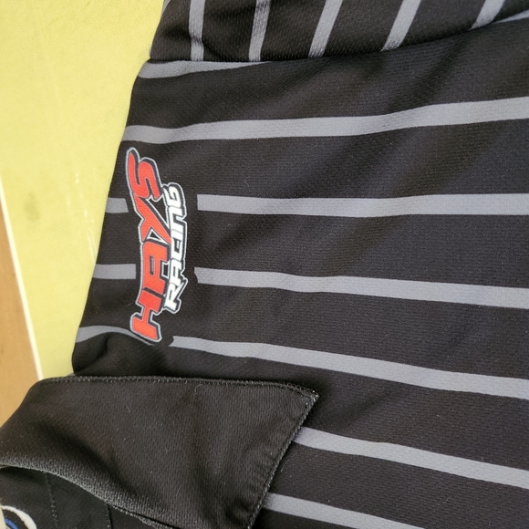 Drink hard racing heads racing jersey shirt short sleeve mens sz l blk white - Picture 4 of 13